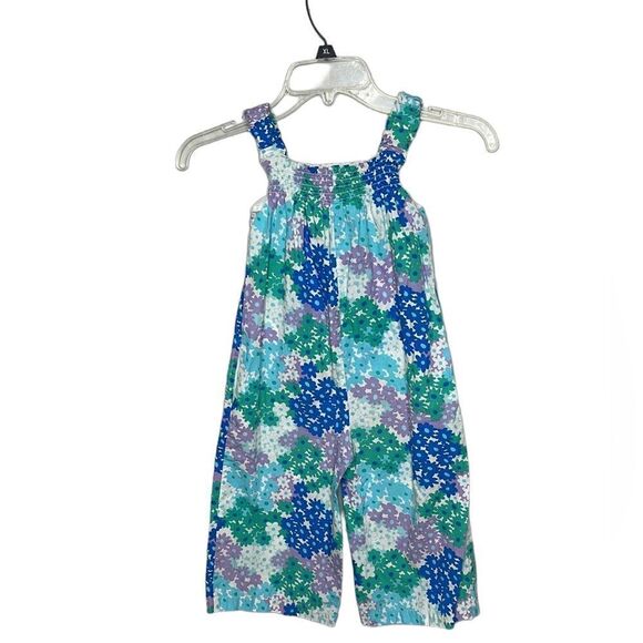Mini Boden Floral Smocked Floral Jumpsuit. Size 4-5 Years. - Picture 1 of 7